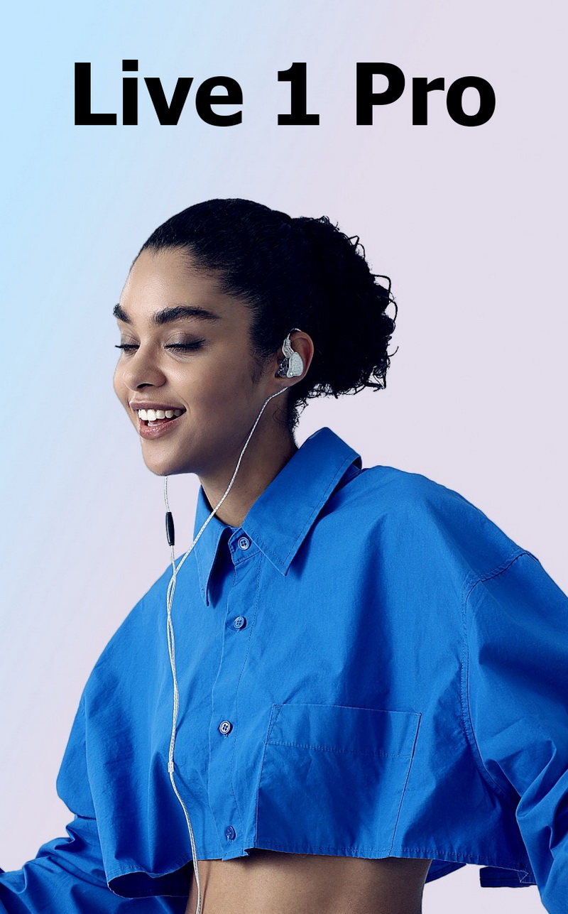 SuperTFZ Live 1 PRO หูฟังไดนามิก สีสวย หน้าตาดี เสียงดี ประกันศูนย์ไทย