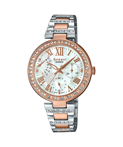 นาฬิกา คาสิโอ Casio SHEEN MULTI-HAND รุ่น SHE-3043SPG-7B ของแท้ รับประกัน1ปี