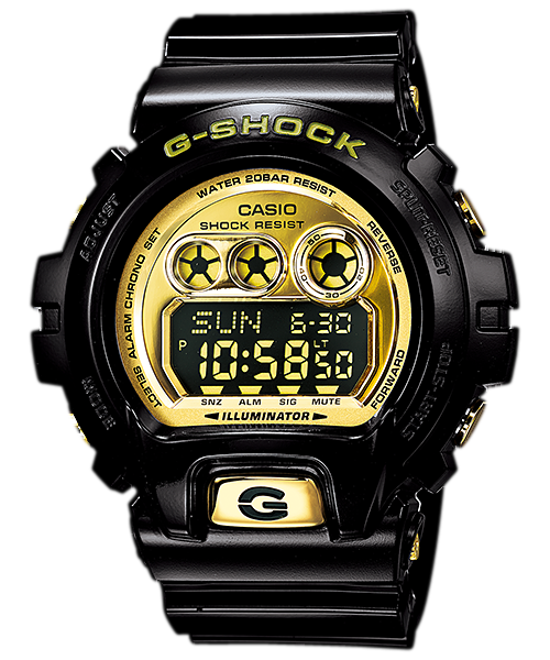 นาฬิกา คาสิโอ Casio G-Shock Standard digital รุ่น GD-X6900FB-1DR ดำทอง (หายาก)