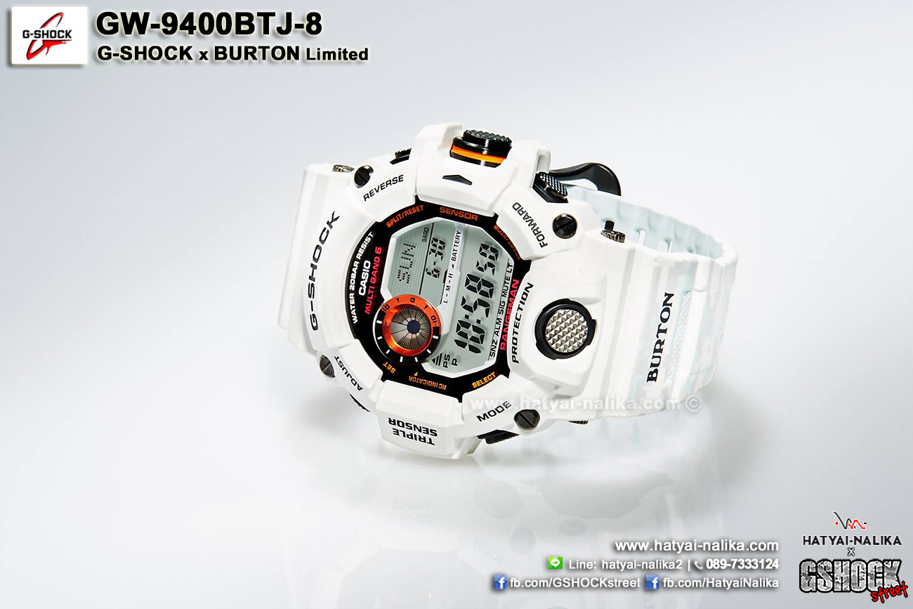 นาฬิกา Casio G-Shock Limited G-SHOCK x BURTON Collaboration รุ่น GW-9400BTJ-8 ของแท้ รับประกัน1ปี