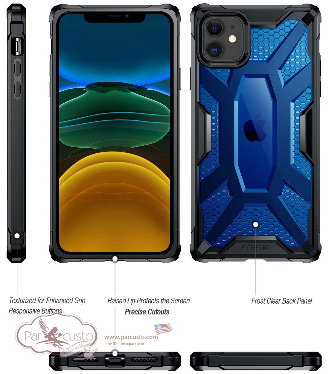 เคสกันกระแทก Apple iPhone 11 [Affinity] จาก POETIC [Pre-order USA]