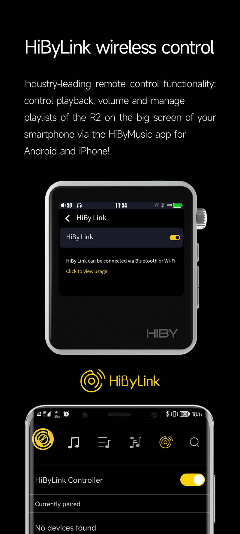 Hiby R2ii DAP พกพาจิ๋ว ประสิทธิภาพสูง รองรับ MQA, LDAC, Dual Hi-Res ประกันศูนย์ไทย
