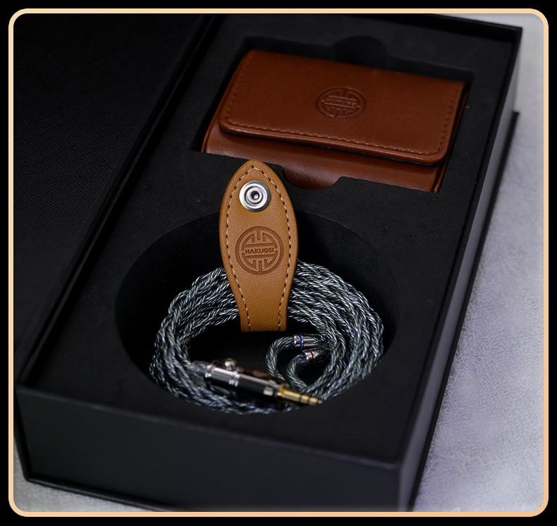 ขาย Hakugei Alfheim สายอัพเกรดหูฟัง 6N OCC Black Litz + ชุบเงิน 7N OCC Litz