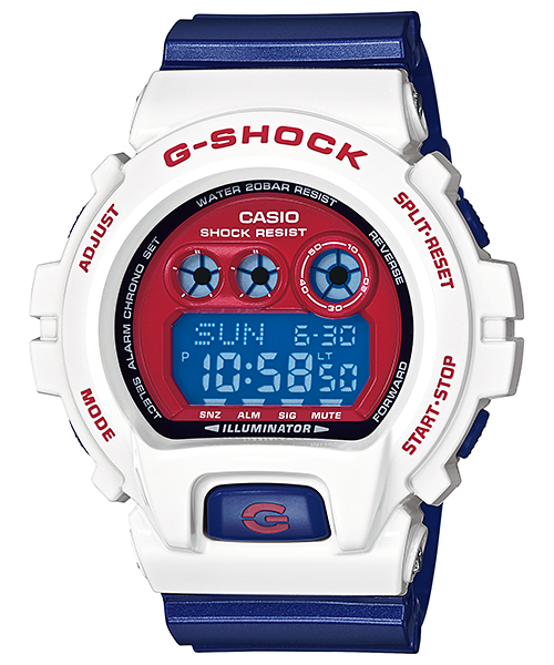 นาฬิกา คาสิโอ Casio G-Shock Limited Color series รุ่น GD-X6900CS-7 "Captain America" หายากมาก