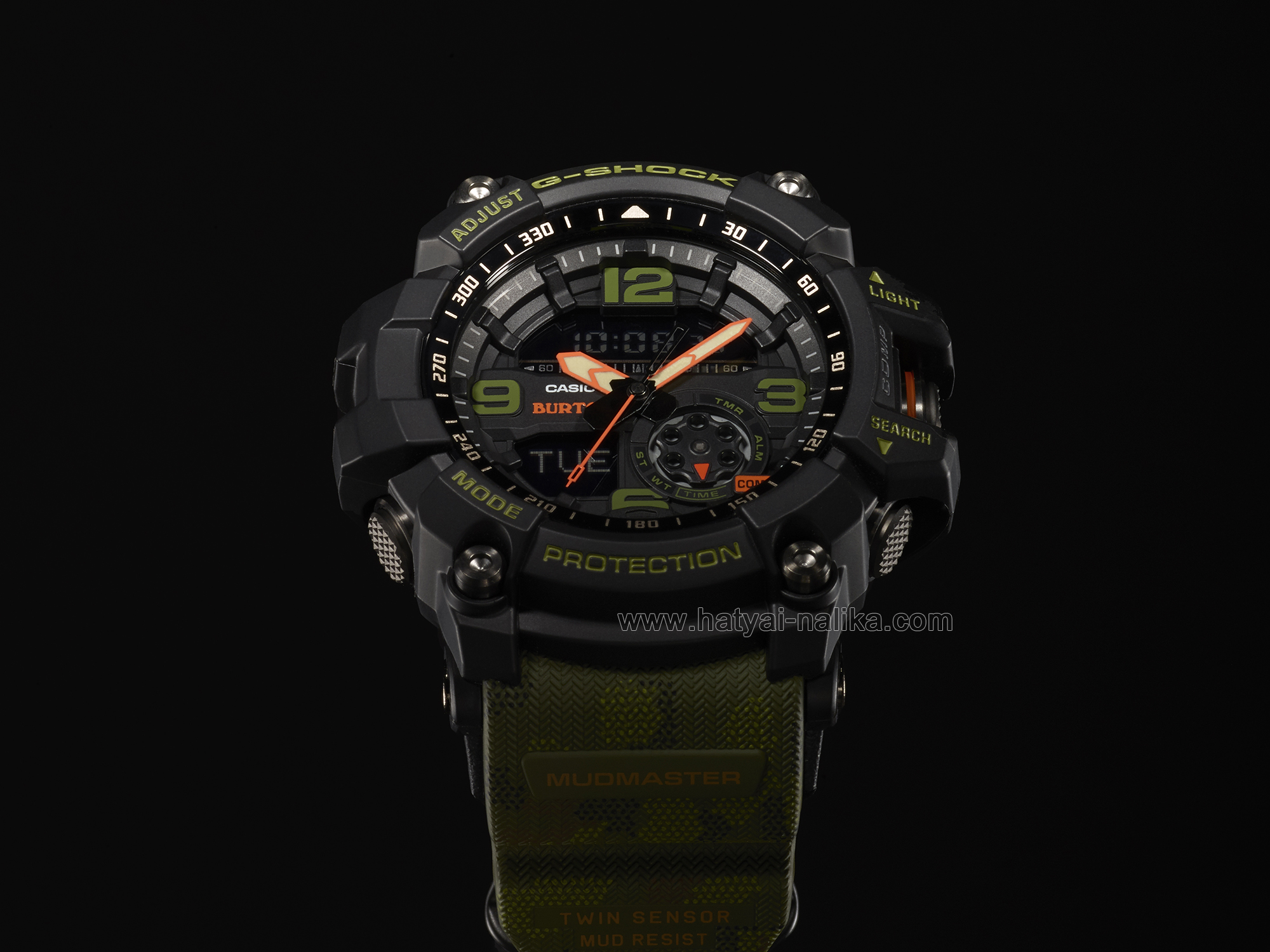 นาฬิกา Casio G-SHOCK x BURTON Mudmaster GG-1000BTN รุ่น GG-1000BTN-1A ของแท้ รับประกัน1ปี