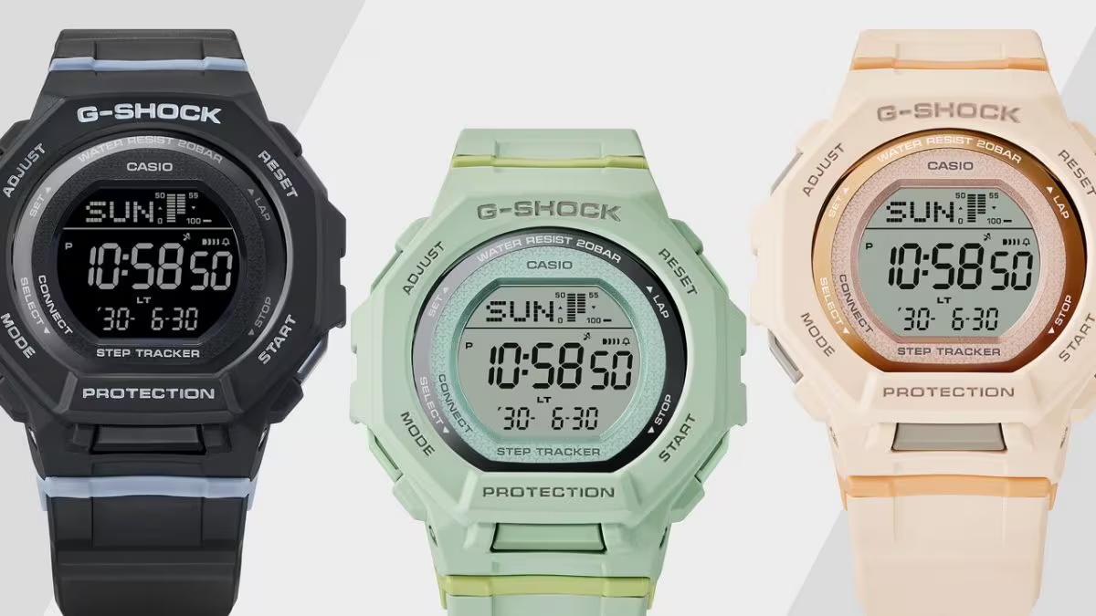 นาฬิกา Casio G-Shock Woman G-SQUAD มินิ GMD-B300 series รุ่น GMD-B300-1 ของแท้ รับประกัน1ปี