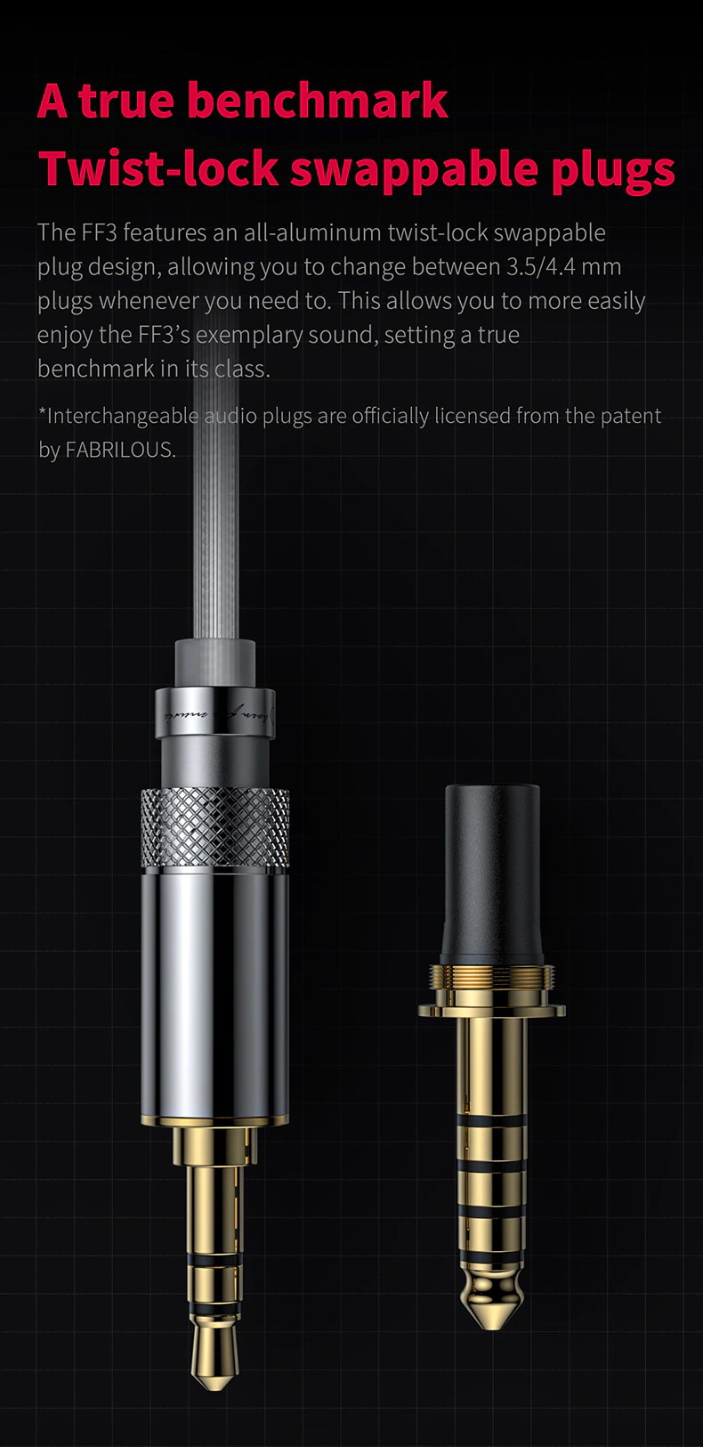 FiiO FF3 หูฟัง แบบ Drum ไดรเวอร์ Dynamic ประกันศูนย์ไทย