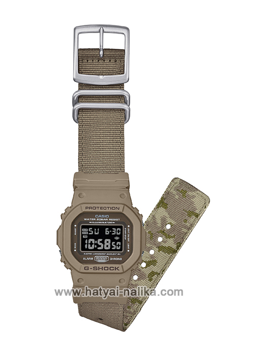 นาฬิกา Casio G-Shock Limited DW-5600LU Layered Utility series รุ่น DW-5600LU-8 สีทะเลทราย (ไม่วางขายในไทย) ของแท้ รับประกัน1ปี