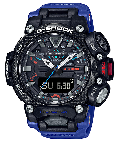นาฬิกา Casio G-SHOCK นักบิน GRAVITYMASTER BLUETOOTH GR-B200 series รุ่น GR-B200-1A2 ของแท้ รับประกัน1ปี