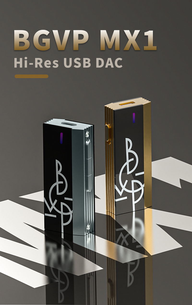 BGVP MX1 DAC/AMP พกพา ชิปเรือธง CS43198 x2 ตัว ปรับแต่ง EQ ได้ ประกันศูนย์ไทย