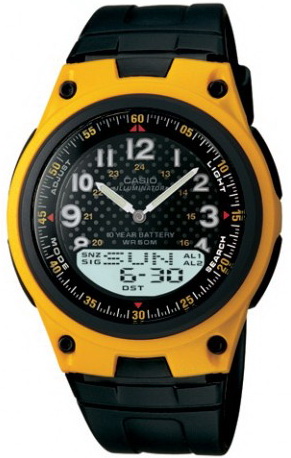 นาฬิกา คาสิโอ Casio 10 YEAR BATTERY รุ่น AW-80-9B