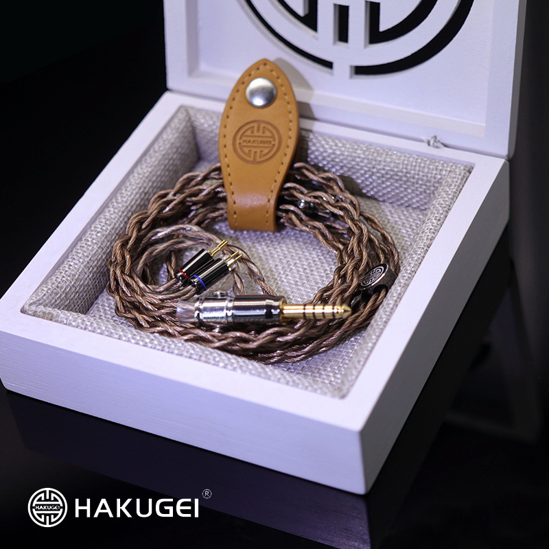 ขาย Hakugei Antiquity สายอัพเกรดหูฟัง 6N OCC ทองแดง+สายชุบเงิน แบบ Litz