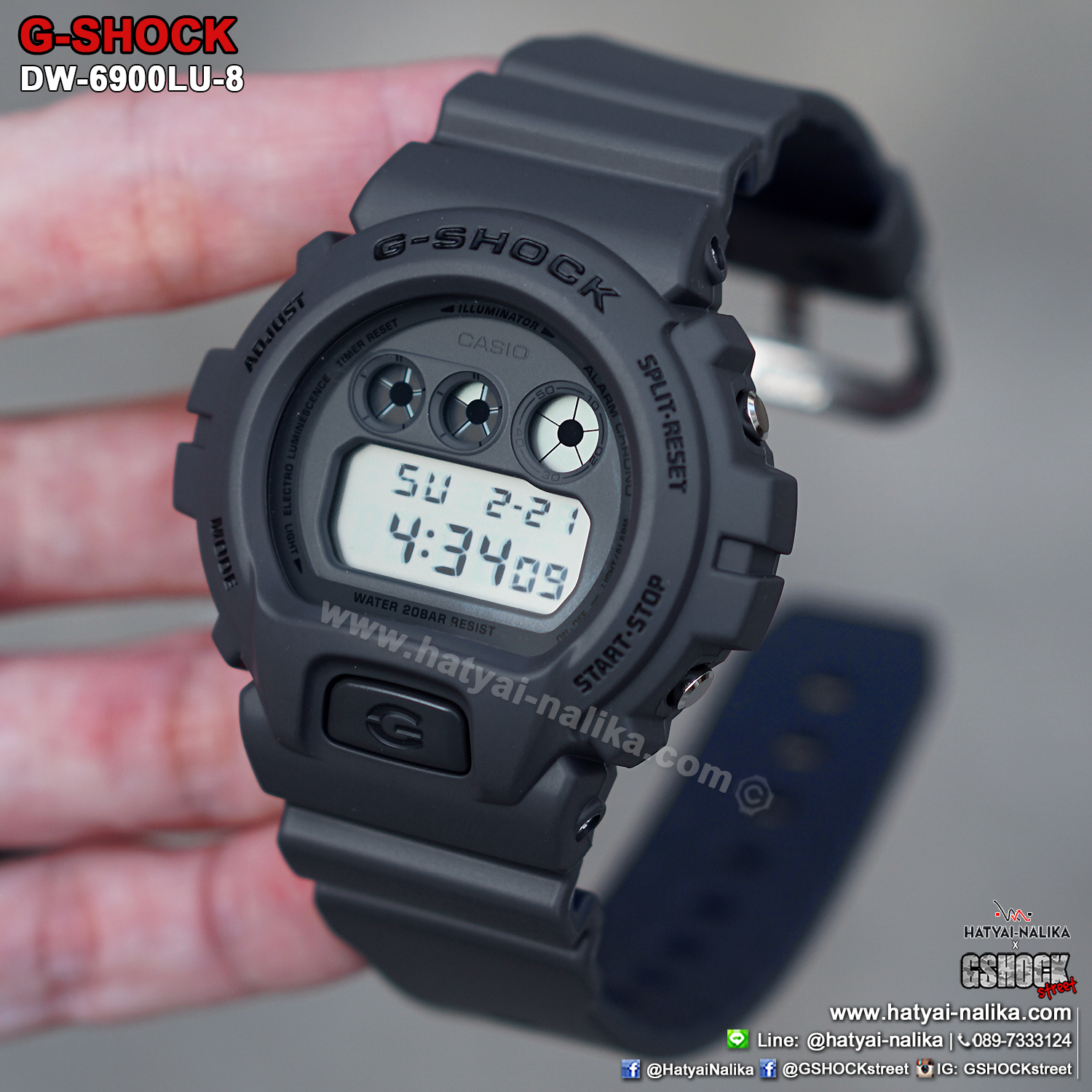 นาฬิกา Casio G-Shock DW-6900LU Layered Color Utility series รุ่น DW-6900LU-8 ของแท้ รับประกัน1ปี
