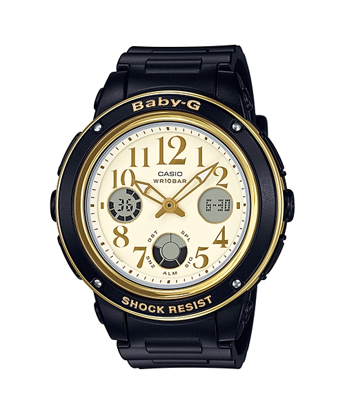 นาฬิกา Casio Baby-G Elegantly Feminine color series รุ่น BGA-151EF-1B (ดำทอง) ของแท้ รับประกัน1ปี