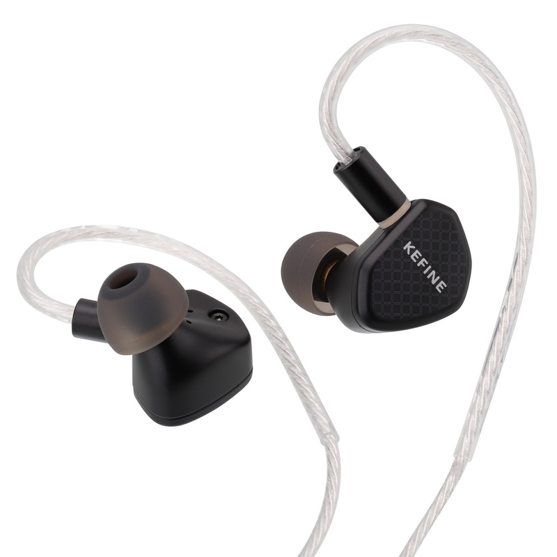 KEFINE Klean หูฟัง IEMs ไดรเวอร์ Dynamic สายชุบเงิน เปลี่ยนท่อนำเสียงได้ ประกันศูนย์ไทย