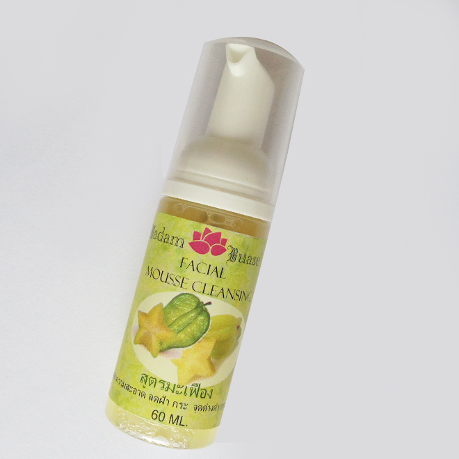 เจลล้างหน้า เนื้อมูส มาดามบัวเซ่ สูตรมะเฟือง 60 กรัม