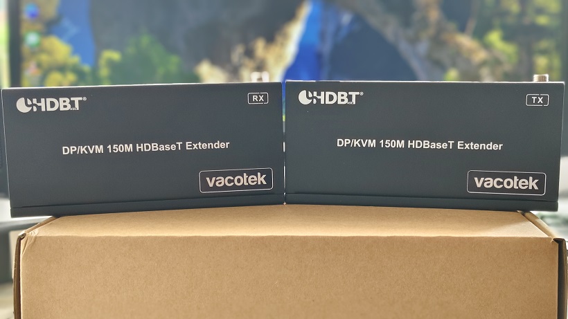 VACOTEK H-EX150DPBT HDBaseT DP Extender 150m 4K60HZ with KVM