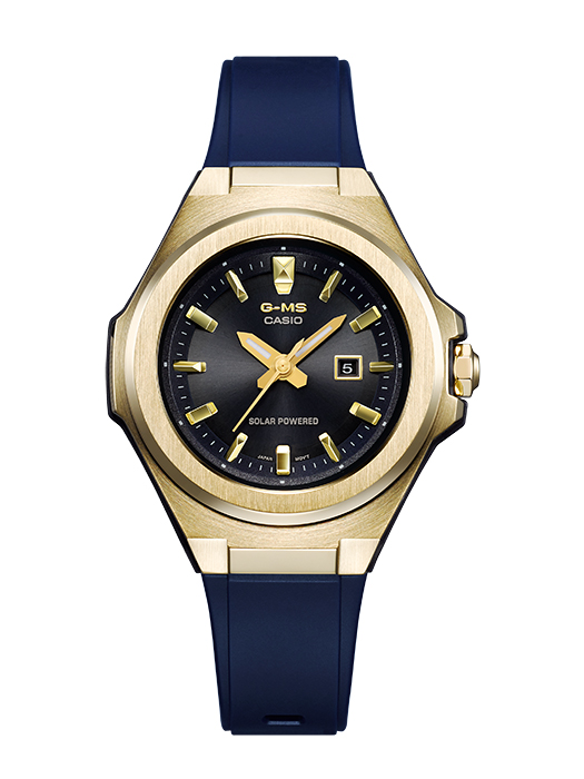 นาฬิกา Casio Baby-G G-MS MSG-S500 series รุ่น MSG-S500G-2A (สีน้ำเงิน-ทอง) ของแท้ รับประกัน1ปี