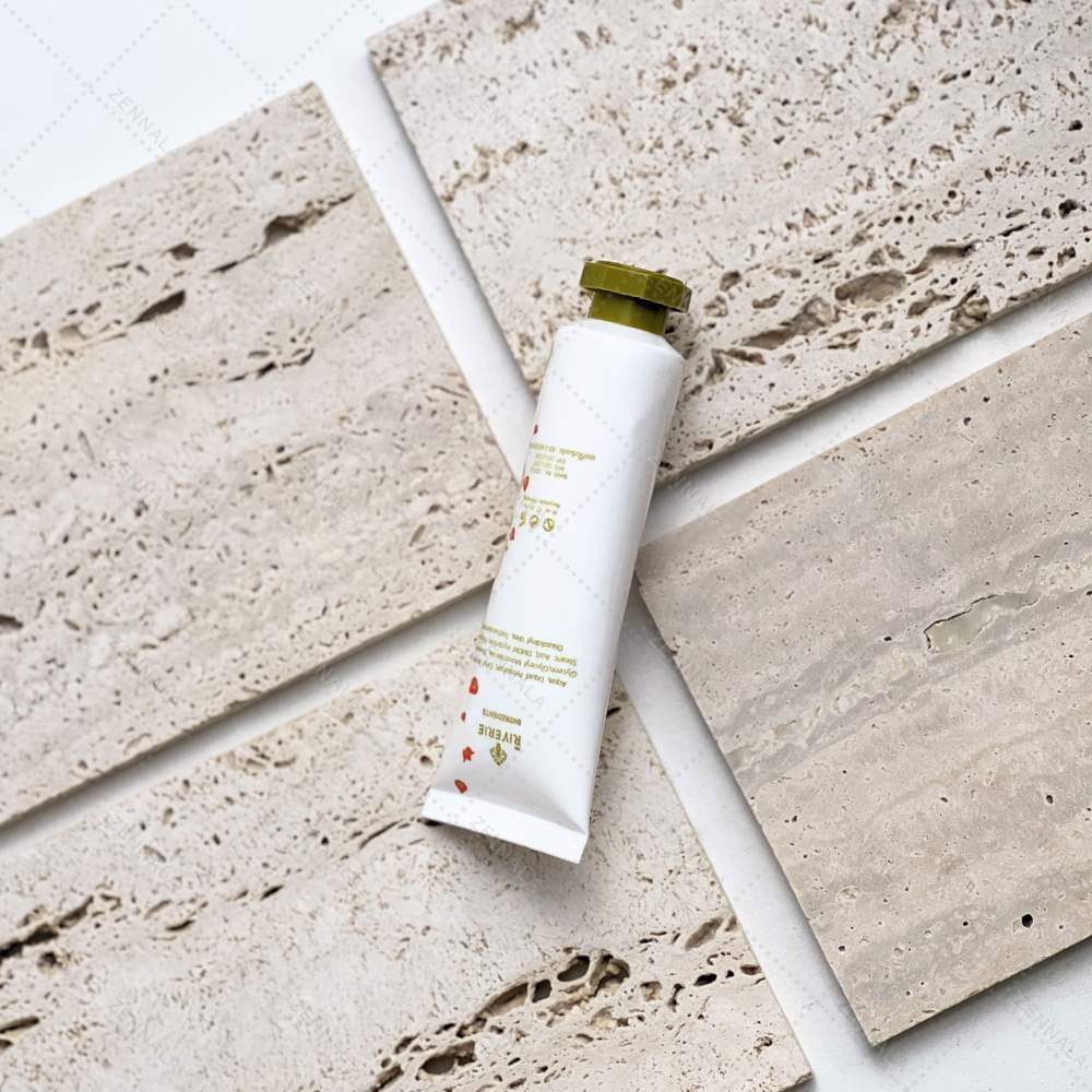 พร็อพแผ่นหินตัด Travertine พร็อพถ่ายรูป Stone Display Prop มี 2 สี 2 ขนาดให้เลือก