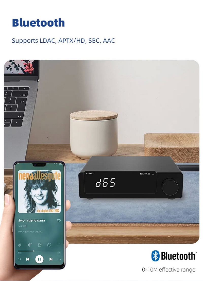 SMSL D-6S DAC ตั้งโต๊ะ ราคาประหยัด เสปคอลัง รองรับ MQA ประกันศูนย์ไทย