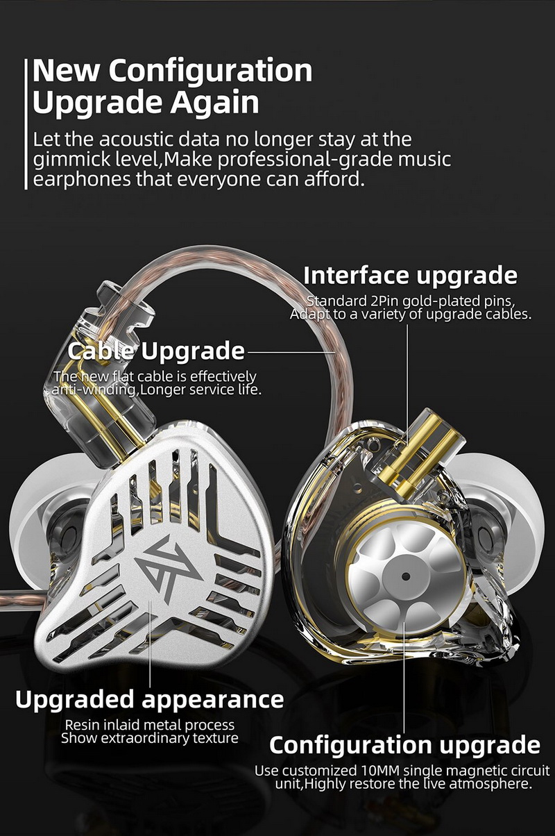 ขาย KZ EDS หูฟัง IEMs ไดรเวอร์ Dynamic ระดับมืออาชีพ ประกันศูนย์ไทย