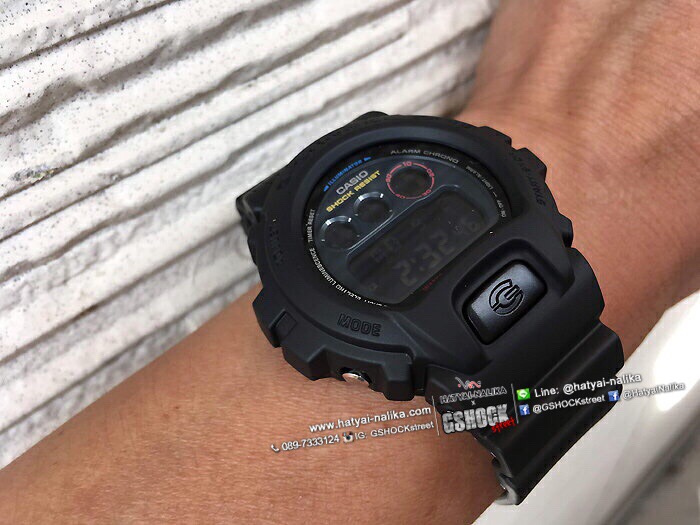นาฬิกา Casio G-Shock Special color Basic Jet Black Multi-color series รุ่น DW-6900BMC-1 ของแท้ รับประกัน1ปี