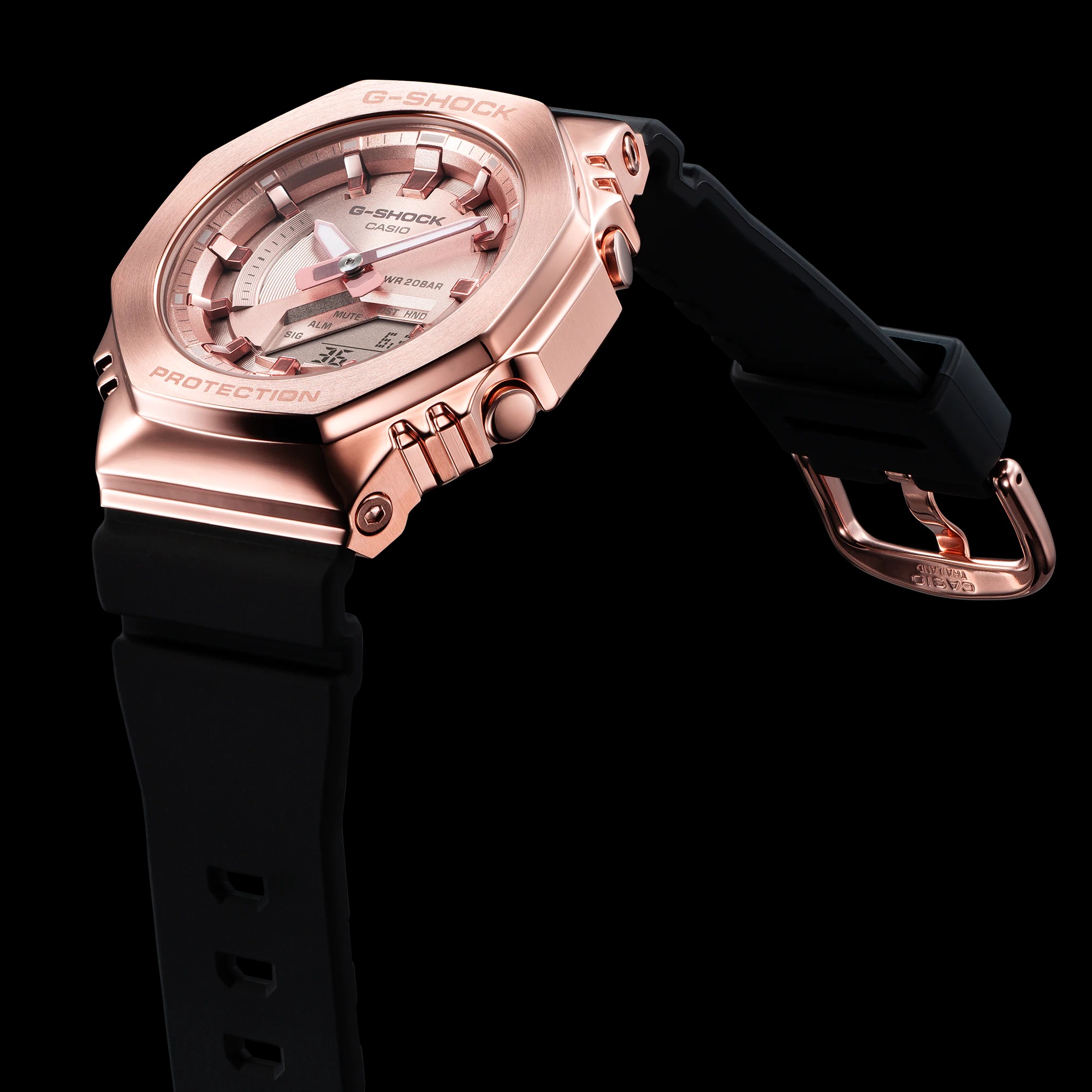 นาฬิกา Casio G-Shock Women ไซส์มินิ Metal Covered รุ่น GM-S2100PG-1A4 ของแท้ รับประกัน1ปี