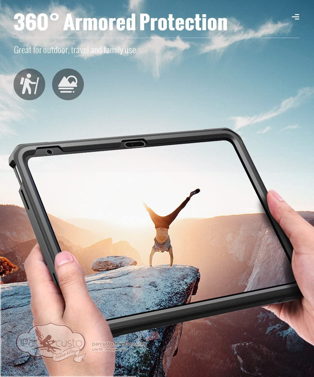 เคสกันกระแทก Apple New iPad 10.9 Gen 10 (2022) [Rugged Hybrid] จาก MoKo [Pre-order USA]