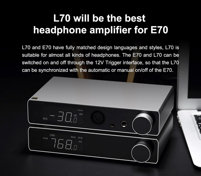 ขาย Topping E70 DAC ตั้งโต๊ะ รองรับ Dual Hi-Res ประกันศูนย์ไทย