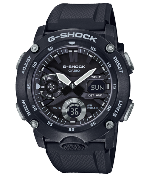 นาฬิกา Casio G-Shock Carbon Core Guard GA-2000S Simple color series รุ่น GA-2000S-1A ของแท้ รับประกัน1ปี