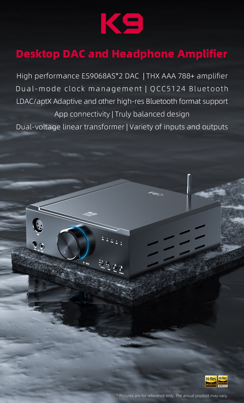 FiiO K9 DAC/AMP ตั้งโต๊ะระดับเรือธง รองรับ LDAC, Dual Hi-Res ประกันศูนย์ไทย