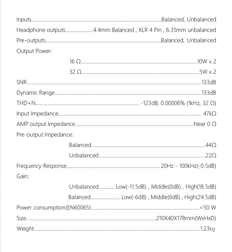 SMSL H300 Headphone Amplifier ตั้งโต๊ะ รองรับ Hi-Res ประกันศูนย์ไทย
