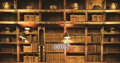 ฉากสำหรับถ่ายรูปหรือ Live สีสวยสด รูปชั้นวางของชั้นหนังสือ #01 ขนาด 2x1.5m [หมด]