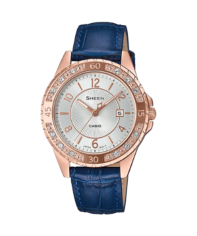 นาฬิกา คาสิโอ Casio SHEEN 3-HAND Analog SHE-4532 series รุ่น SHE-4532PGL-7A ของแท้ รับประกัน1ปี