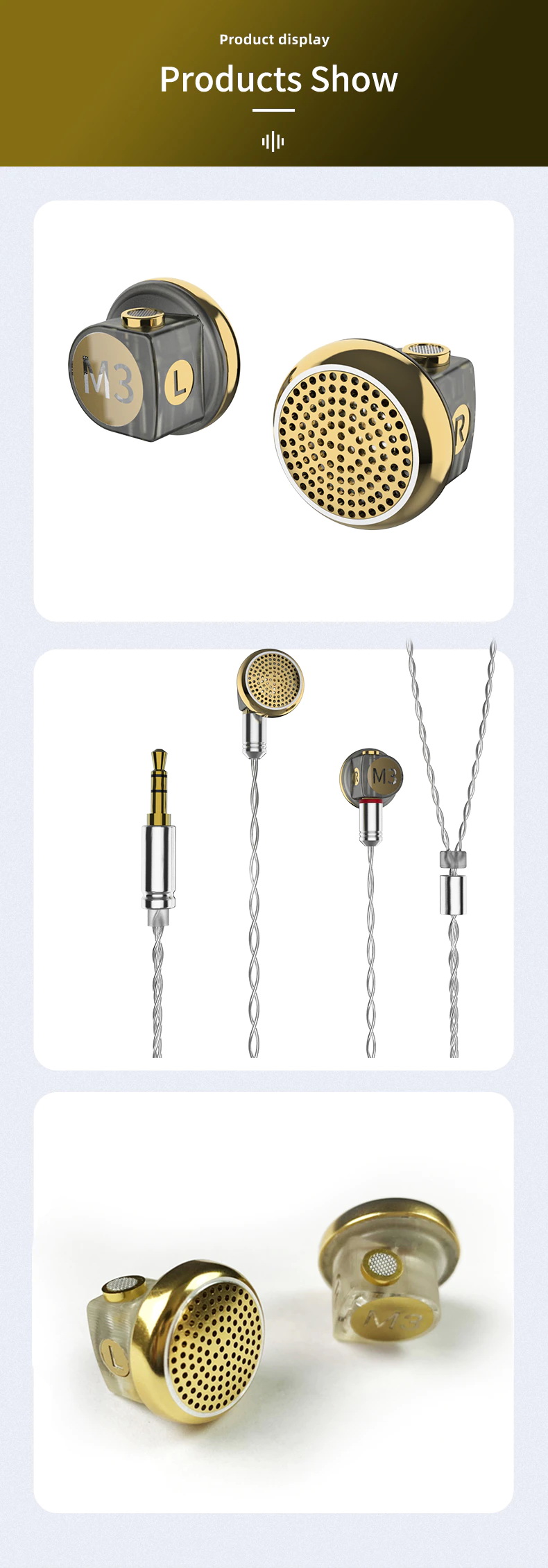 SMABAT M3Pro หูฟังเอียบัด พร้อมลูกเล่นถอดอัพเกรด ท่อนำเสียงได้