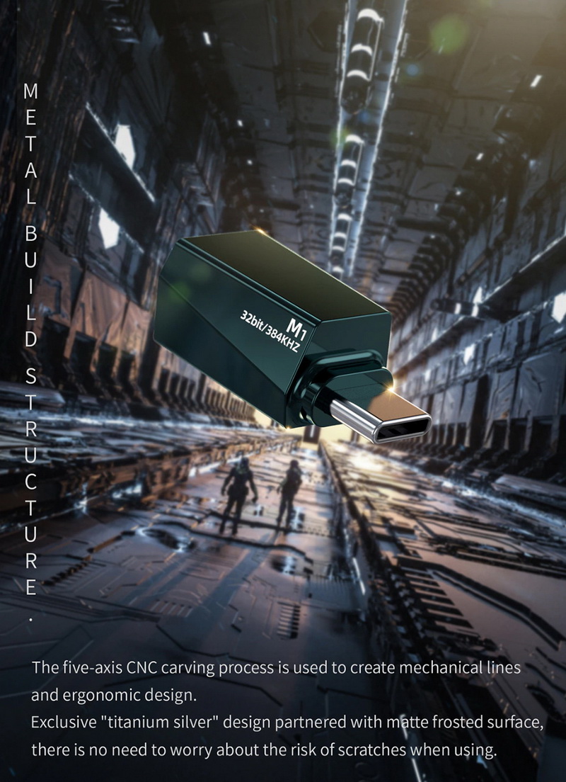 ขาย MuseHifi M1 หัวแปลง Type-C เป็น 3.5 สำหรับหูฟัง มีชิป DAC ในตัว