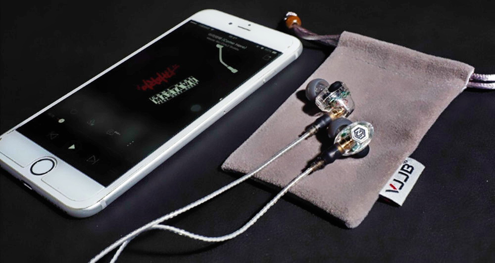 ขาย VJJB N1 หูฟัง 2 ไดรเวอร์ถอดสายได้ มาพร้อมสาย2in1 สายธรรมดา และ ไมค์ 2 เส้นในชุด