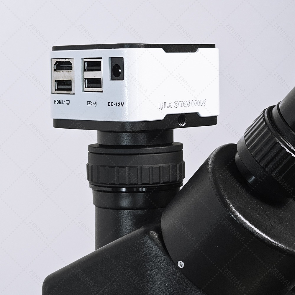 กล้องจุลทรรศน์ แบบมีแขน 360 องศา SANQTID trinocular stereo 7-45x กล้อง 2K รุ่น ZRA-45-2K