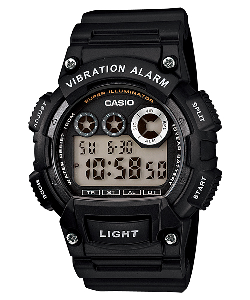นาฬิกา คาสิโอ Casio 10 YEAR BATTERY รุ่น W-735H-1AV ของแท้ รับประกัน 1 ปี