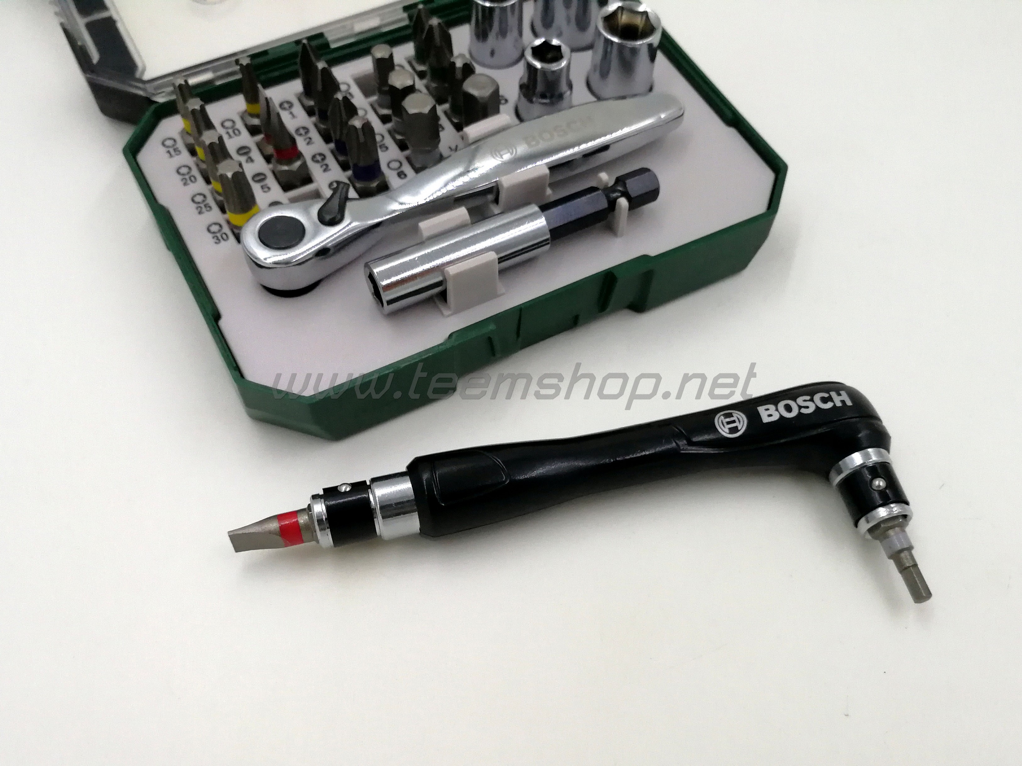 2607017392 BOSCH ชุดเครื่องมือ 27ชิ้น พร้อมด้ามขัน 90องศา
