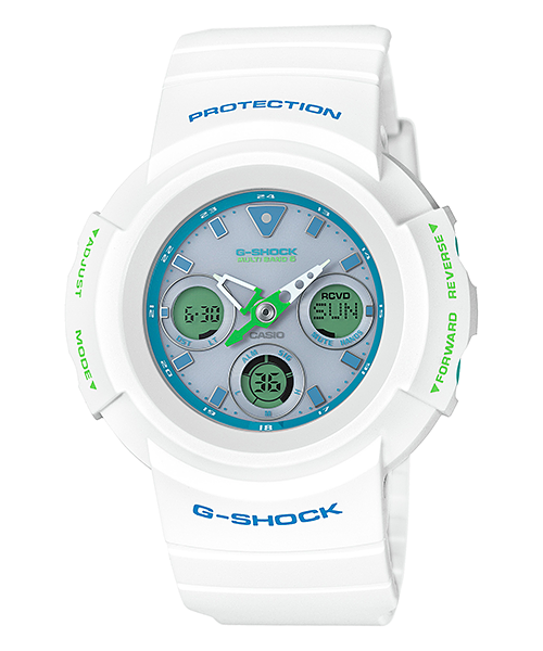 นาฬิกา Casio G-Shock Limited White & mint Green Color series รุ่น AWG-M510SWG-7A (Japan only ไม่มีขายในไทย) ของแท้ รับประกัน1ปี