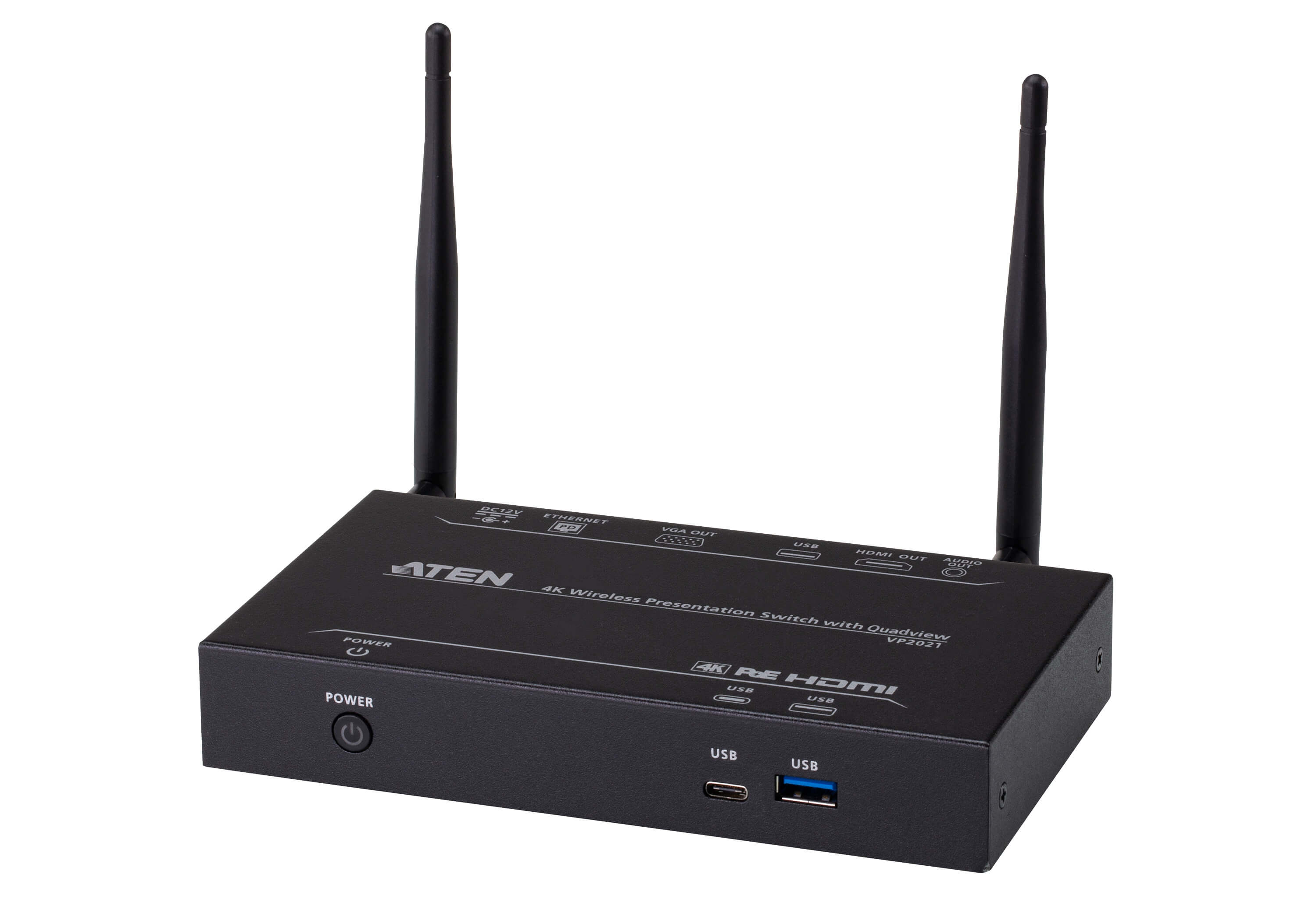 4K WIRELESS PRESENTATION SWITCH WITH QUAD VIEW