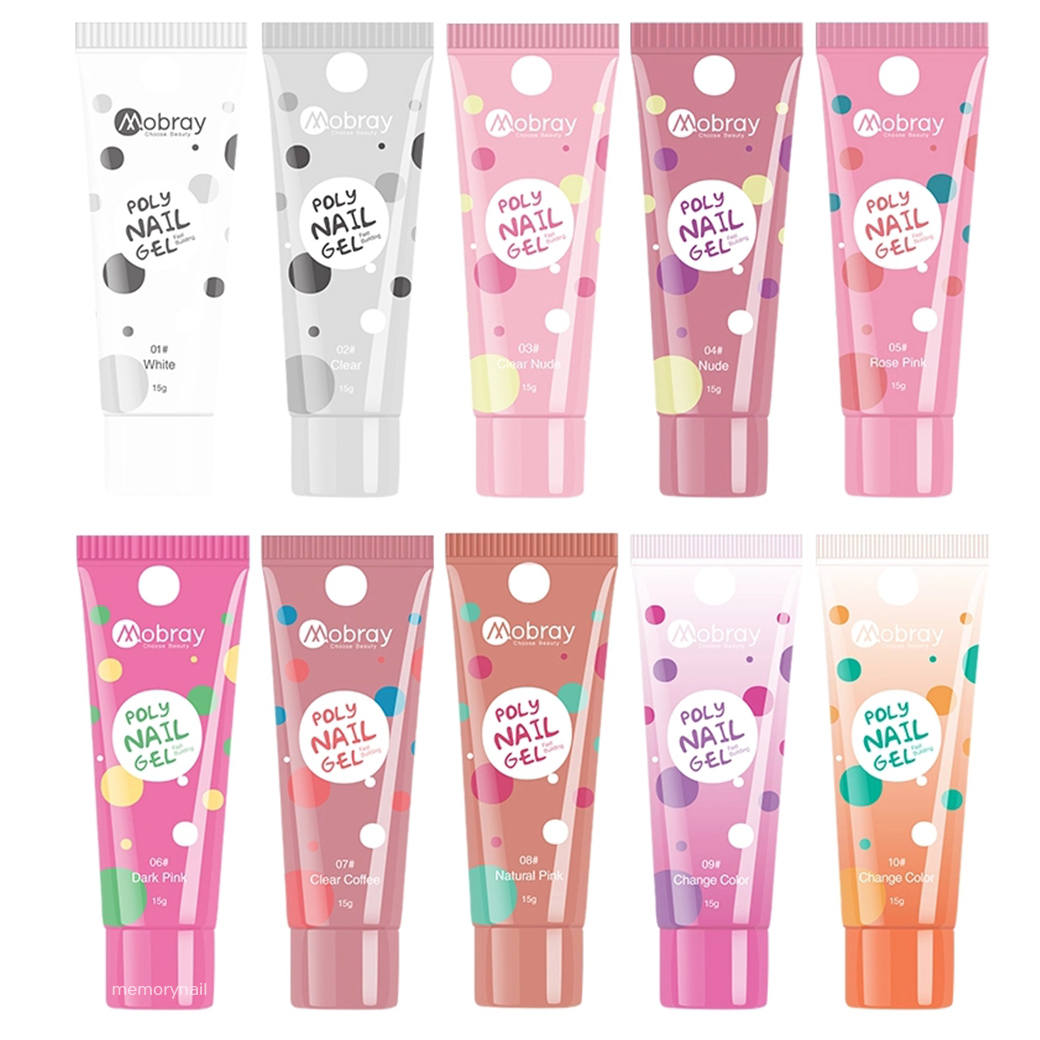 โพลี่เจล,ต่อเล็บ โพลี่เจล,ทำเล็บโพลี่เจล, โพลี่เจล ต่อเล็บ,Mobray ,Mobray Poly gel,Poly gel