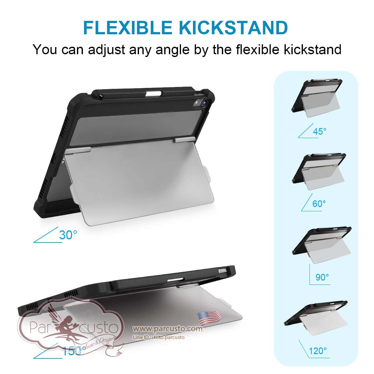 เคสกันกระแทก Apple iPad Pro 11 inch (2018) จาก Maxjoy [Pre-order USA]