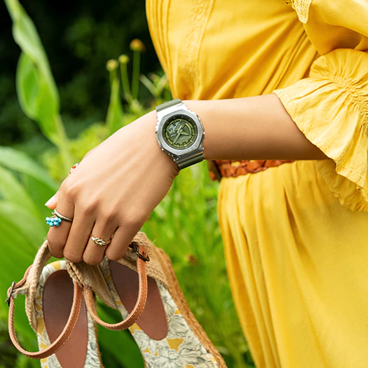 นาฬิกา Casio G-Shock Women ไซส์มินิ Metal Covered รุ่น GM-S2100-3A ของแท้ รับประกัน1ปี