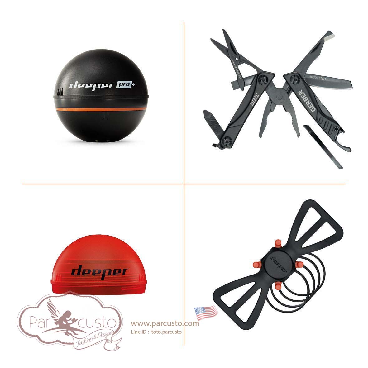 โซน่าจิ๋วอัจฉริยะ Deeper Smart Sonar Pro+ พร้อมอุปกรณ์เสริม [หมด]