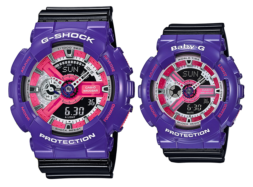 นาฬิกา คาสิโอ Casio G-Shock x Baby-G เซ็ตคู่รัก รุ่น GA-110NC-6A x BA-110NC-6A Pair set ของแท้ รับประกัน 1 ปี