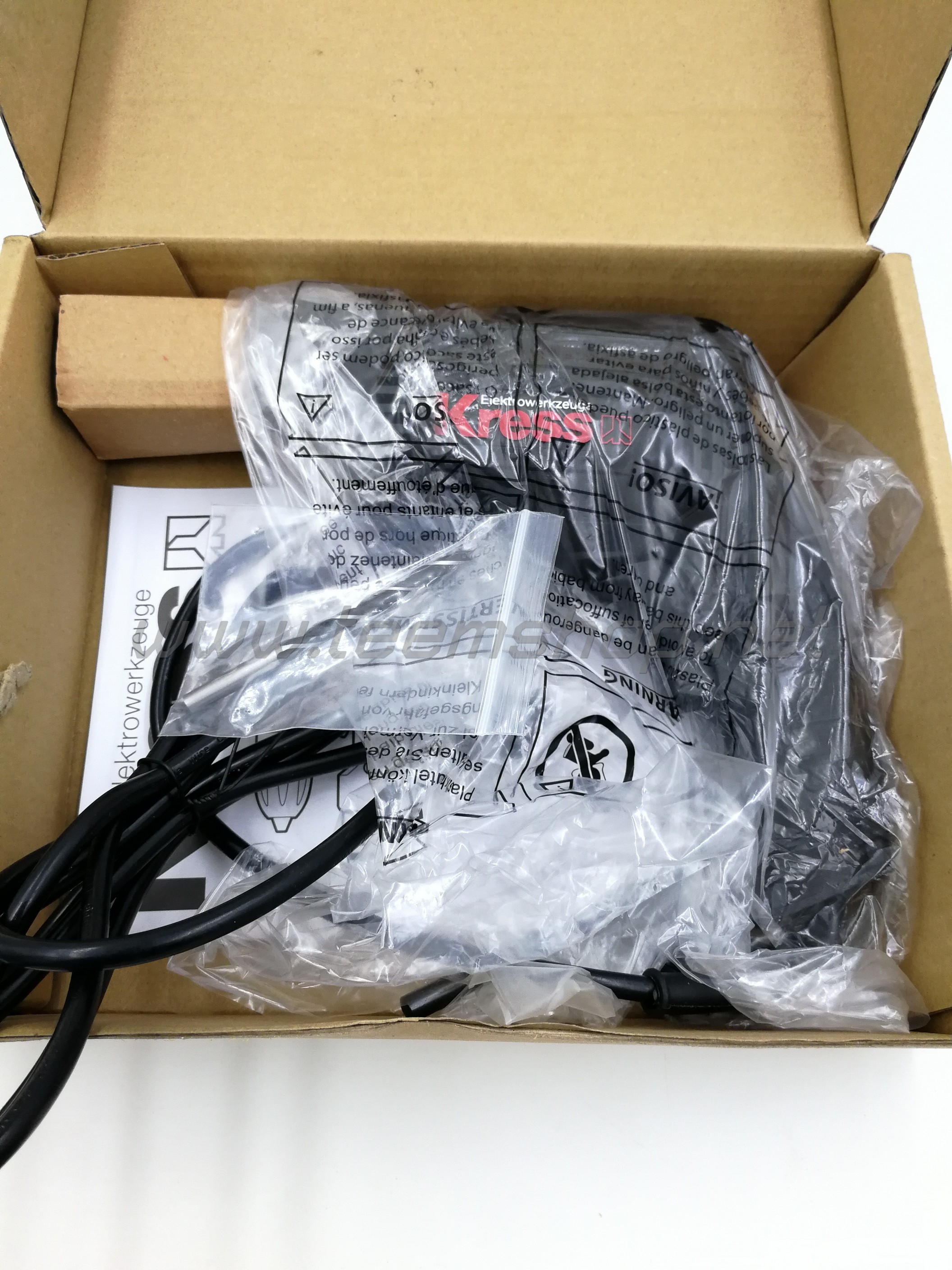 KRESS สว่านไฟฟ้า 10มม. KU110.1 500W. 3/8"