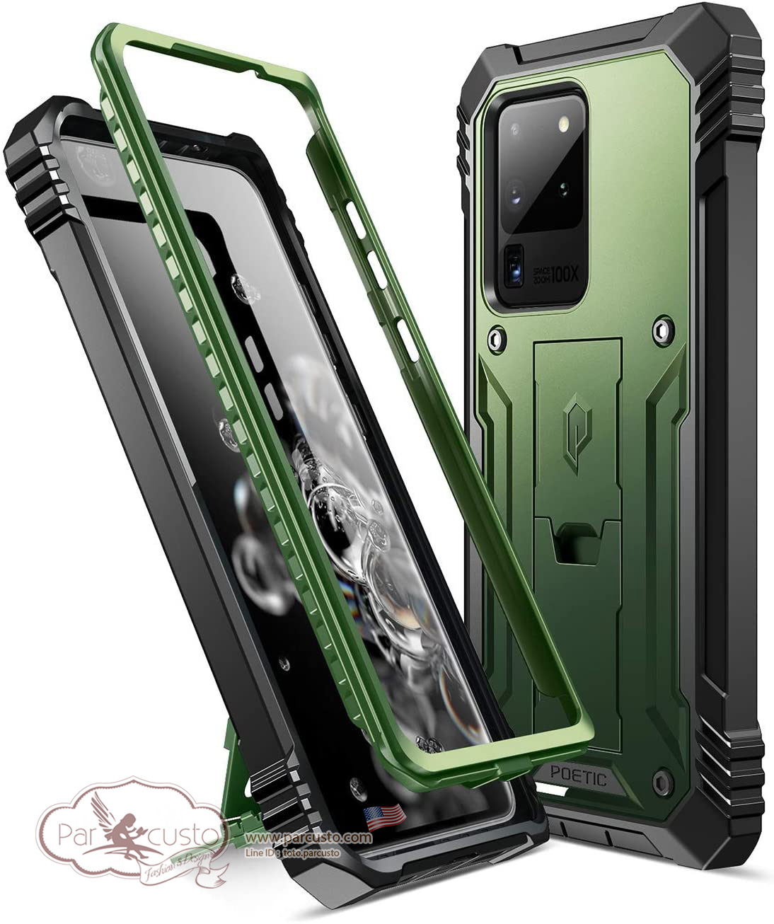 เคสกันกระแทก Samsung Galaxy S20 Ultra [Revolution Series] จาก Poetic [Pre-order USA]