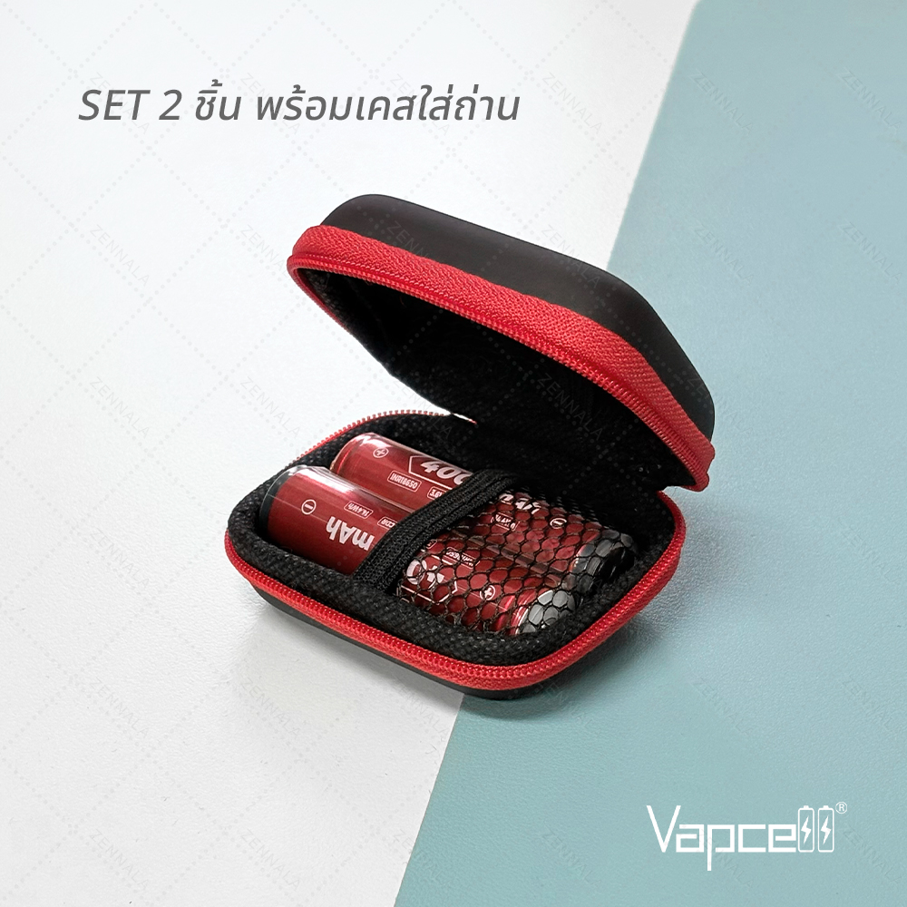 ถ่านชาร์จ Vapcell 18650 4000mAh 10A รุ่น N40 PCB